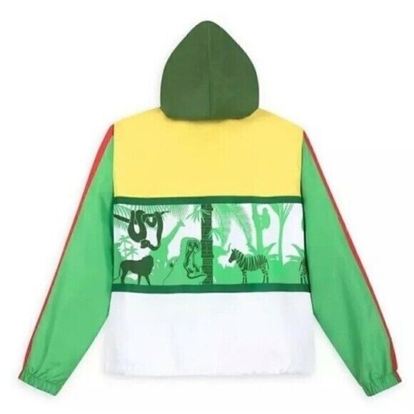 DISNEY Parks Magic Kingdom Jungle Cruise Windbreaker Jacket Adult Size Small - Picture 2 of 11